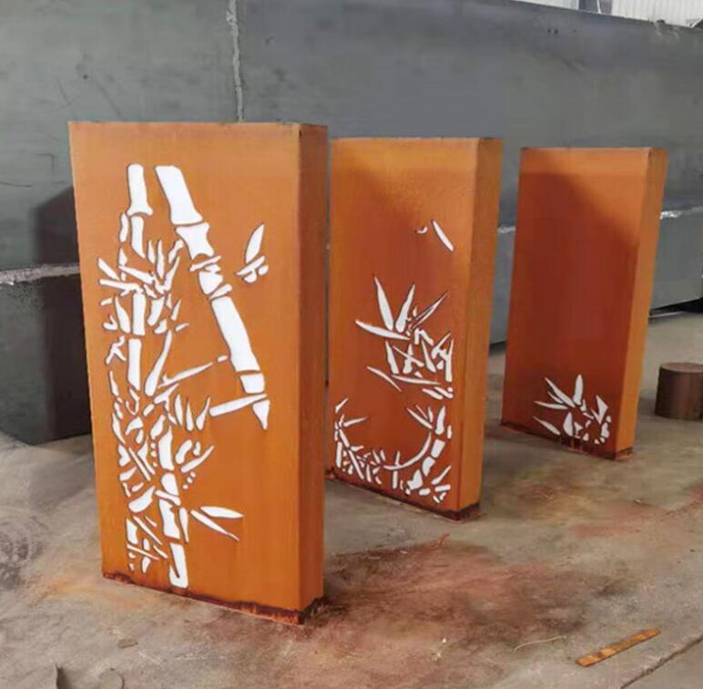 陆河锈钢板灯箱